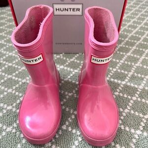 Hunter Boots Kids Size 6/7 Pink